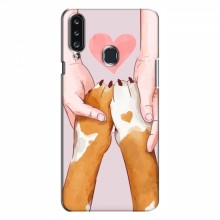 Чехлы с собаками для Samsung Galaxy A20s (A207) (VPrint) Любовь к собакам - купить на Floy.com.ua