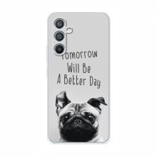 Чехлы с собаками для Samsung Galaxy A55 (5G) (VPrint) Смешной Мопс - купить на Floy.com.ua