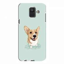 Чехлы с собаками для Samsung A6 2018, A600F (VPrint) Корги - купить на Floy.com.ua
