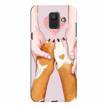 Чехлы с собаками для Samsung A6 2018, A600F (VPrint) Любовь к собакам - купить на Floy.com.ua