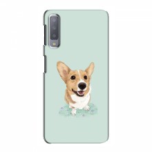Чехлы с собаками для Samsung A7-2018, A750 (VPrint) Корги - купить на Floy.com.ua