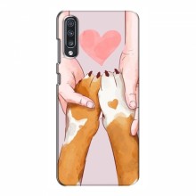 Чехлы с собаками для Samsung Galaxy A70 2019 (A705F) (VPrint) Любовь к собакам - купить на Floy.com.ua