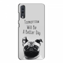 Чехлы с собаками для Samsung Galaxy A70 2019 (A705F) (VPrint) Смешной Мопс - купить на Floy.com.ua