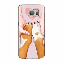 Чехлы с собаками для Samsung S7 Еdge, G935 (VPrint) Любовь к собакам - купить на Floy.com.ua