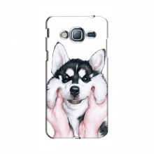 Чехлы с собаками для Samsung J3 2016, J320 (VPrint) Довольный Хаски - купить на Floy.com.ua