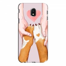 Чехлы с собаками для Samsung J3 2017, J330FN европейская версия (VPrint) Любовь к собакам - купить на Floy.com.ua