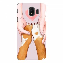 Чехлы с собаками для Samsung J4 2018 (VPrint) Любовь к собакам - купить на Floy.com.ua