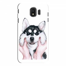 Чехлы с собаками для Samsung J4 2018 (VPrint) Довольный Хаски - купить на Floy.com.ua