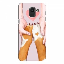 Чехлы с собаками для Samsung J6 2018 (VPrint) Любовь к собакам - купить на Floy.com.ua