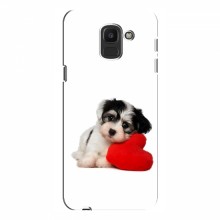 Чехлы с собаками для Samsung J6 2018 (VPrint) Песик - купить на Floy.com.ua