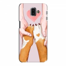 Чехлы с собаками для Samsung J6 Plus, J6 Плюс 2018 (J610) (VPrint) Любовь к собакам - купить на Floy.com.ua