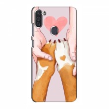 Чехлы с собаками для Samsung Galaxy M11 (VPrint) Любовь к собакам - купить на Floy.com.ua