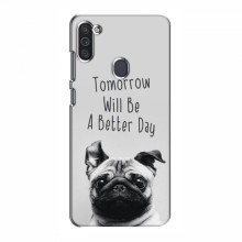 Чехлы с собаками для Samsung Galaxy M11 (VPrint) Смешной Мопс - купить на Floy.com.ua
