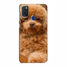 Чехлы с собаками для Samsung Galaxy M21s (VPrint) кудрявый Щенок Бишон - купить на Floy.com.ua
