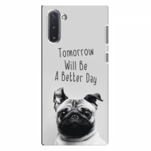 Чехлы с собаками для Samsung Galaxy Note 10 (VPrint) Смешной Мопс - купить на Floy.com.ua