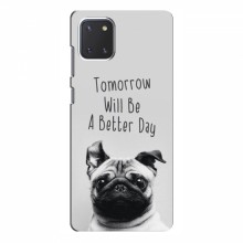 Чехлы с собаками для Samsung Galaxy Note 10 Lite (VPrint) Смешной Мопс - купить на Floy.com.ua