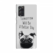 Чехлы с собаками для Samsung Galaxy Note 20 (VPrint) Смешной Мопс - купить на Floy.com.ua