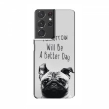 Чехлы с собаками для Samsung Galaxy S21 Plus (VPrint) Смешной Мопс - купить на Floy.com.ua