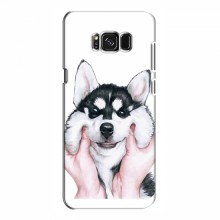 Чехлы с собаками для Samsung S8, Galaxy S8, G950 (VPrint) Довольный Хаски - купить на Floy.com.ua