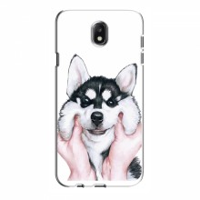 Чехлы с собаками для Samsung J5 2017, J5 европейская версия (VPrint) Довольный Хаски - купить на Floy.com.ua
