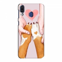 Чехлы с собаками для Samsung Galaxy M20 (VPrint) Любовь к собакам - купить на Floy.com.ua