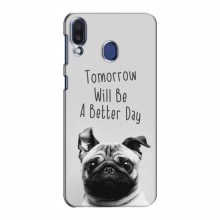 Чехлы с собаками для Samsung Galaxy M20 (VPrint) Смешной Мопс - купить на Floy.com.ua
