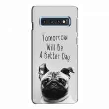 Чехлы с собаками для Samsung S10e (VPrint) Смешной Мопс - купить на Floy.com.ua