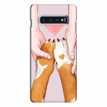 Чехлы с собаками для Samsung S10 Plus (VPrint) Любовь к собакам - купить на Floy.com.ua