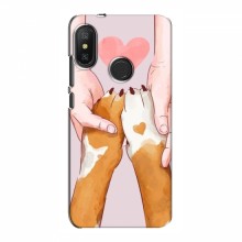 Чехлы с собаками для Xiaomi Redmi 6 Pro (VPrint) Любовь к собакам - купить на Floy.com.ua