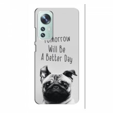 Чехлы с собаками для Xiaomi 12 / 12X (VPrint) Смешной Мопс - купить на Floy.com.ua