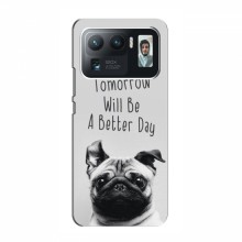 Чехлы с собаками для Xiaomi Mi 11 Ultra (VPrint) Смешной Мопс - купить на Floy.com.ua