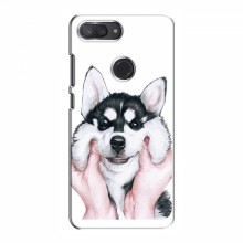Чехлы с собаками для Xiaomi Mi8 Lite (VPrint) Довольный Хаски - купить на Floy.com.ua