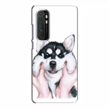 Чехлы с собаками для Xiaomi Mi Note 10 Lite (VPrint) Довольный Хаски - купить на Floy.com.ua