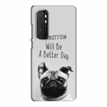 Чехлы с собаками для Xiaomi Mi Note 10 Lite (VPrint) Смешной Мопс - купить на Floy.com.ua