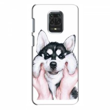 Чехлы с собаками для Xiaomi Redmi Note 9 Pro Max (VPrint) Довольный Хаски - купить на Floy.com.ua