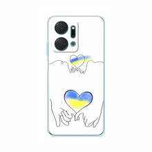 Чехлы для Huawei Honor X7a - Укр. Символика (AlphaPrint) Мир Украине - купить на Floy.com.ua