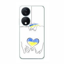 Чехлы для Huawei Honor X7b - Укр. Символика (AlphaPrint) Мир Украине - купить на Floy.com.ua