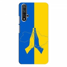 Чехлы Укр. Символика для Huawei Nova 5T (AlphaPrint) Молитва за Украину - купить на Floy.com.ua