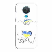 Чехлы для Nokia Nokia 1.4 - Укр. Символика (AlphaPrint) Мир Украине - купить на Floy.com.ua