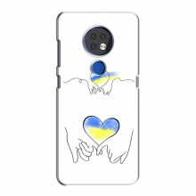 Чехлы для Nokia 6.2 (2019) - Укр. Символика (AlphaPrint) Мир Украине - купить на Floy.com.ua