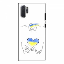 Чехлы для Samsung Galaxy Note 10 Plus - Укр. Символика (AlphaPrint) Мир Украине - купить на Floy.com.ua