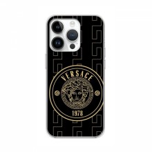 Чехлы VERSACE для Айфон 16 Про (PREMIUMPrint) Лого Версаче - купить на Floy.com.ua