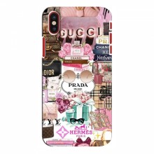 Чехол (Dior, Prada, YSL, Chanel) для iPhone X Бренды - купить на Floy.com.ua