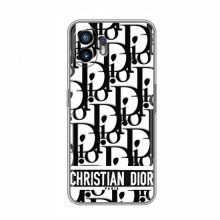 Чехол (Dior, Prada, YSL, Chanel) для Nothing Nothing Phone 2 Christian Dior - купить на Floy.com.ua