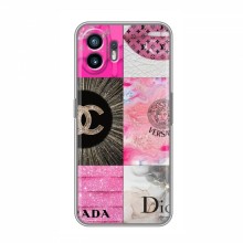 Чехол (Dior, Prada, YSL, Chanel) для Nothing Nothing Phone 2 Модница - купить на Floy.com.ua