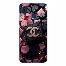 Чехол (Dior, Prada, YSL, Chanel) для Samsung Galaxy A20 2019 (A205F) Шанель - купить на Floy.com.ua