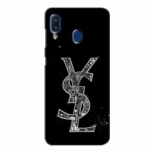 Чехол (Dior, Prada, YSL, Chanel) для Samsung Galaxy A20 2019 (A205F) YSL - купить на Floy.com.ua