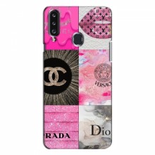 Чехол (Dior, Prada, YSL, Chanel) для Samsung Galaxy A20s (A207) Модница - купить на Floy.com.ua