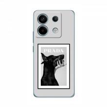 Чехол (Dior, Prada, YSL, Chanel) для Xiaomi Redmi Note 13 (4G) PRADA - купить на Floy.com.ua
