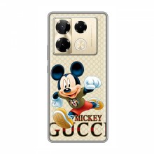 Чехол Disney Mouse Infinix Note 40 Pro (PREMIUMPrint) Mikki Gucci - купить на Floy.com.ua